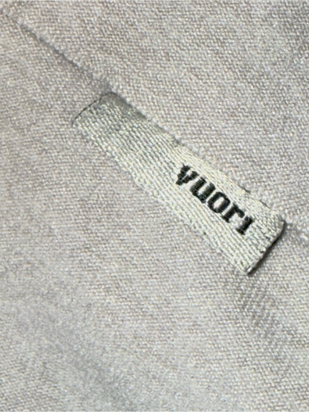 Vuori Elevation Trouser Women’s Large Ecru Heather Wide Leg Pants 32” Inseam - Picture 8 of 12